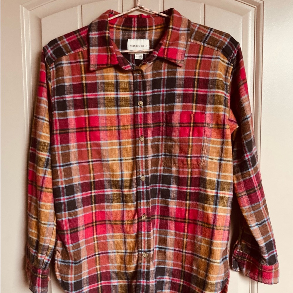 American Eagle Plaid Flannel Size XS